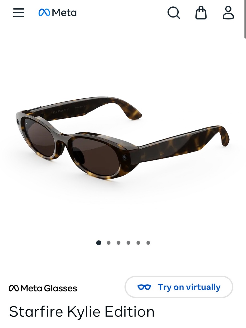 META Starfire Kylie Edition Dark Tortoise Chocolate Lens META Kylie Sunglasses